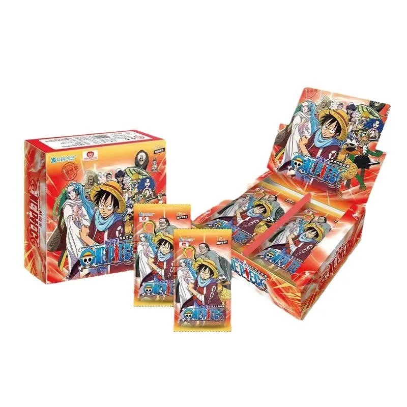 

Anime One Piece Collection Cards Trading Game Luffy Sanji Nami Tcg Booster Box Game Cards Table Game Flashcard Kid Blind Box Toy