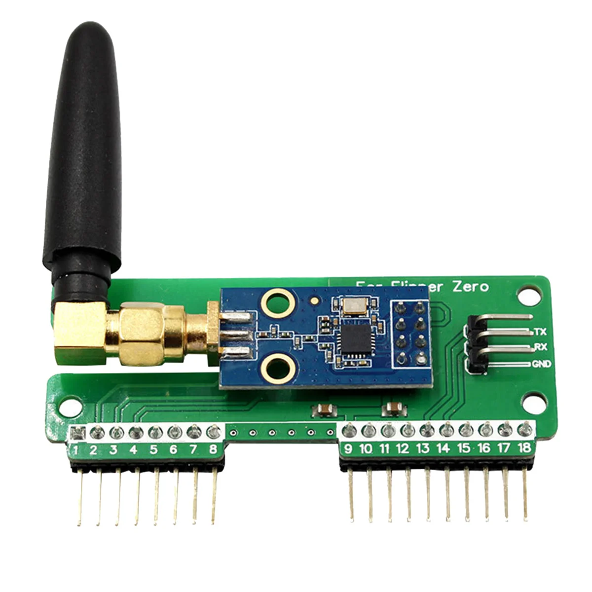 Dla flippera Zero CC1101 moduł SubGhz moduł z anteną 433MHz szerszy zasięg