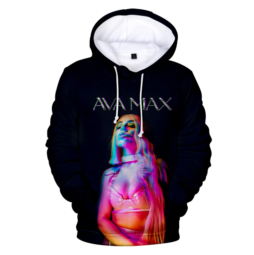 2023 Popular Ava Max Printed Hoodie Women 3D Hoodie Pullovers Full Sleeve Length Casual Clothing Style Oversized Ava Max Clothes