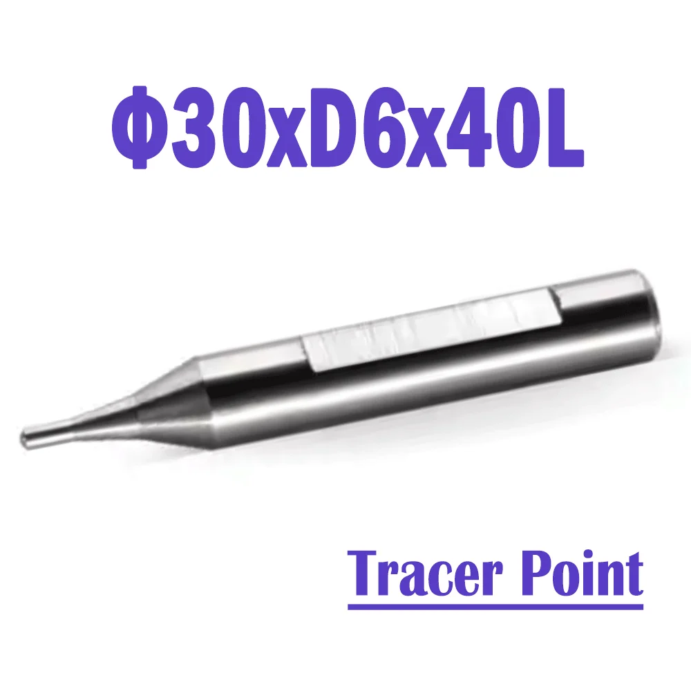 

2 Pcs/lot Φ30xD6x40L Raize 60 Series Carbide Tracer Point Key Machines Accerioes For 363/333L/339/369/368A&B/383AC