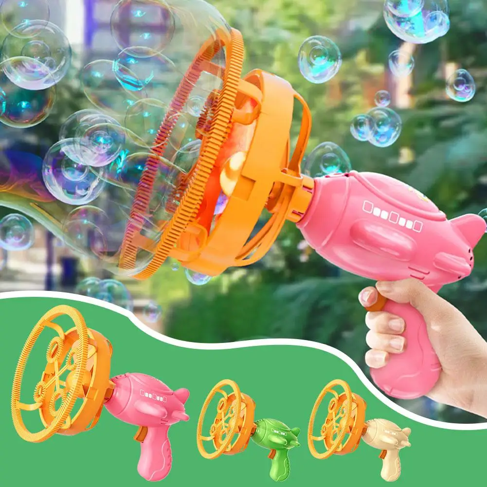 Bubble Gun Dinosaur Bubbles Machine Toys Suitable For Children And Toddlers Bubble Gun Party Gifts Birthday Z7I1