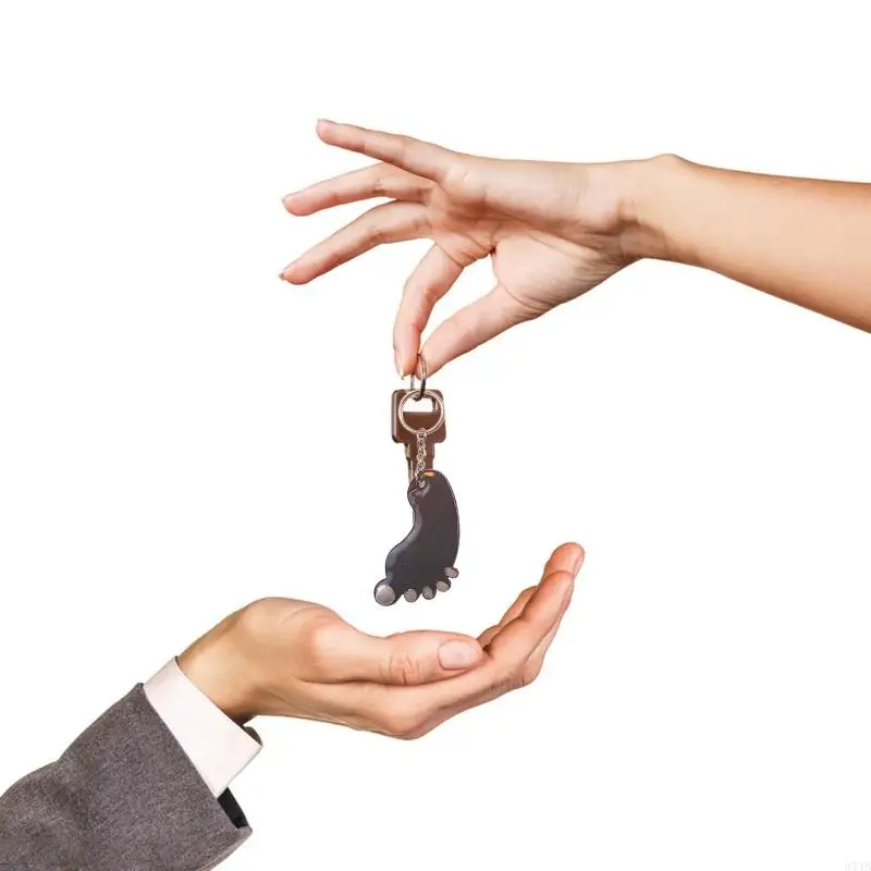 37JB Keychains pé pequeno molde Diy Epoxy Cutty Collace Keychain Jewelry Mold