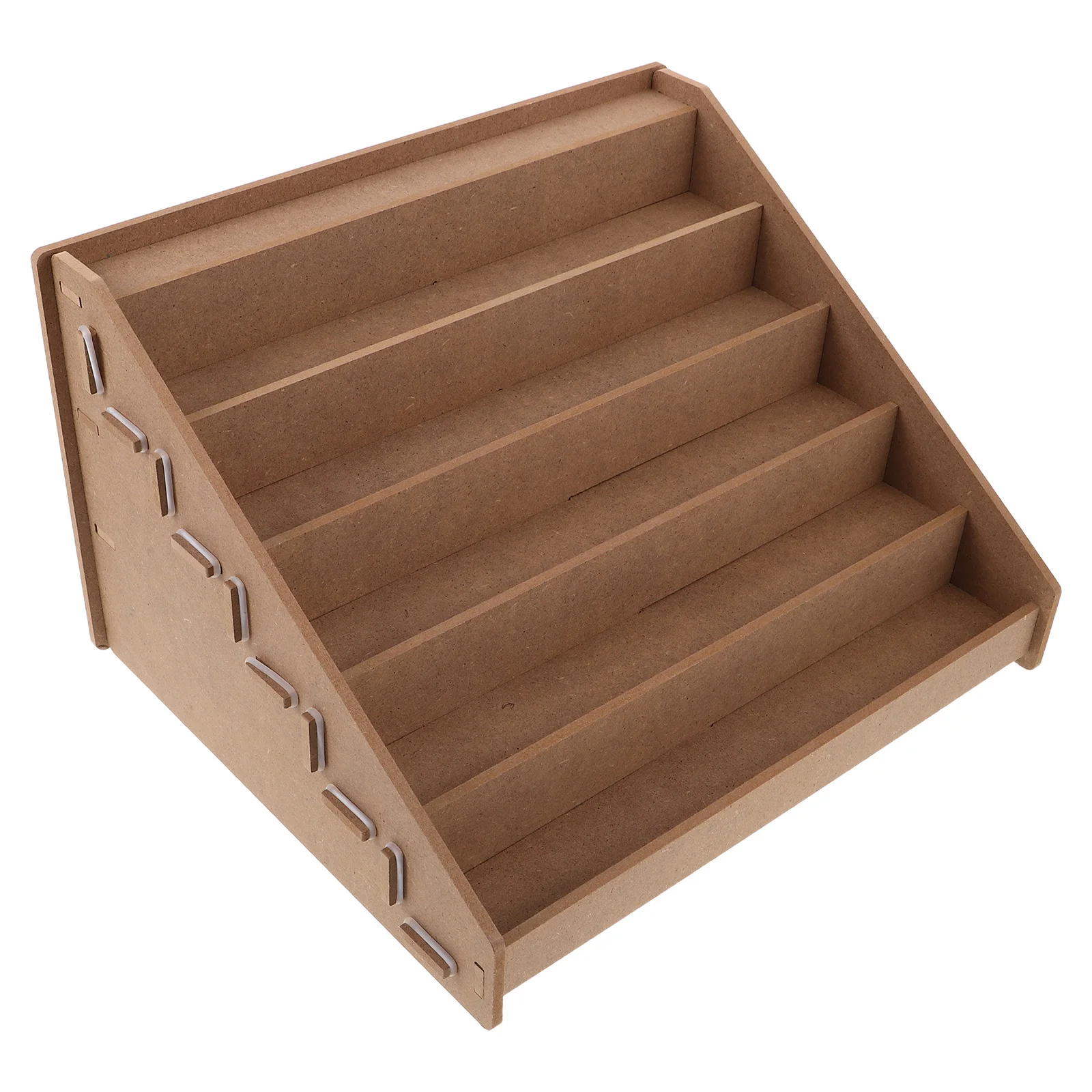 

5-Layer Wood Paint Storage Rack For Paint Bottles Pigments Multi Functional Painting Supplies Organizer Stand Large Capacity