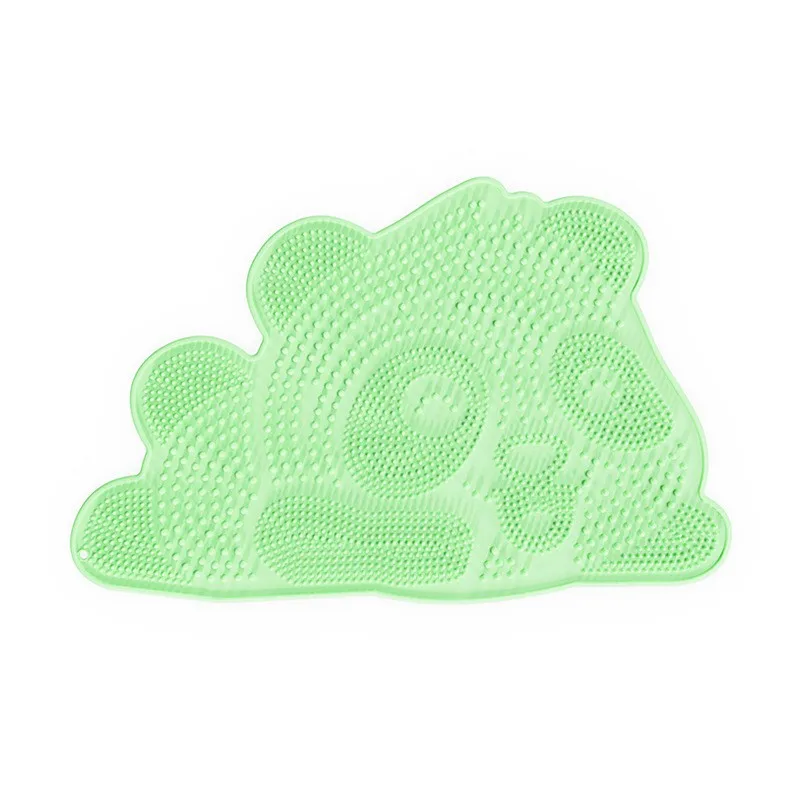 Panda Silicone Massage Mat Bathroom Bath Suction Cup Non-slip Mat Rubbing Back Scrub Bath Artifact Bathroom Floor Mats Body Wash