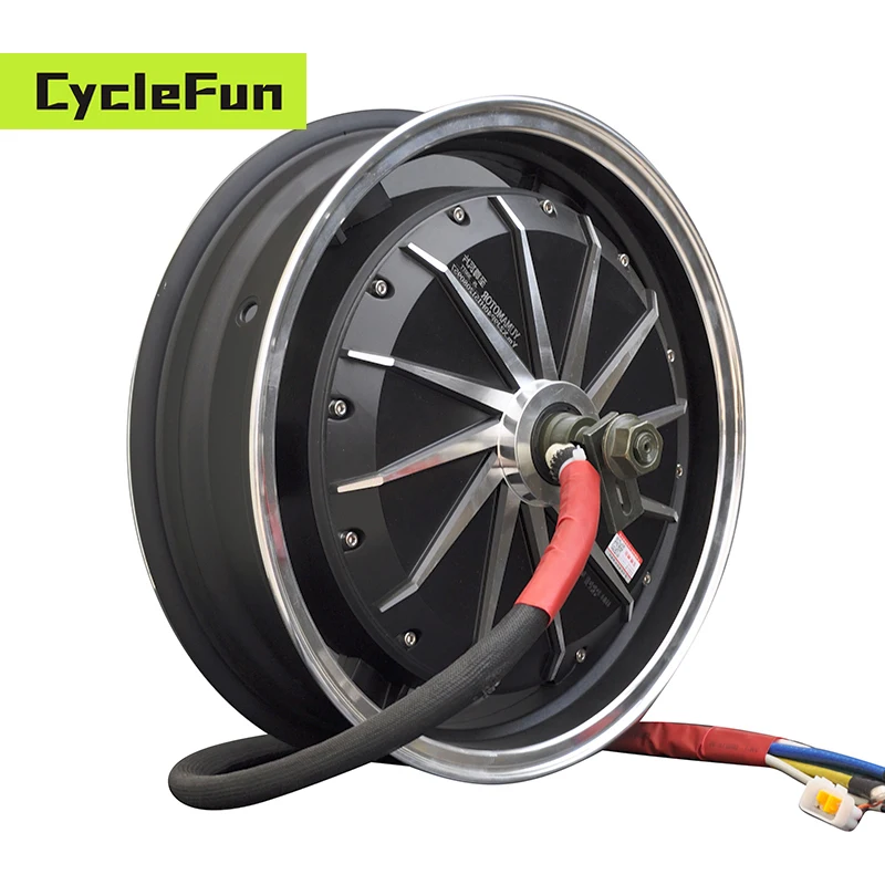 

YUMA MOTOR 14*3.5inch Rated 2000W HY BLDC In Wheel Hub Motor 2KW