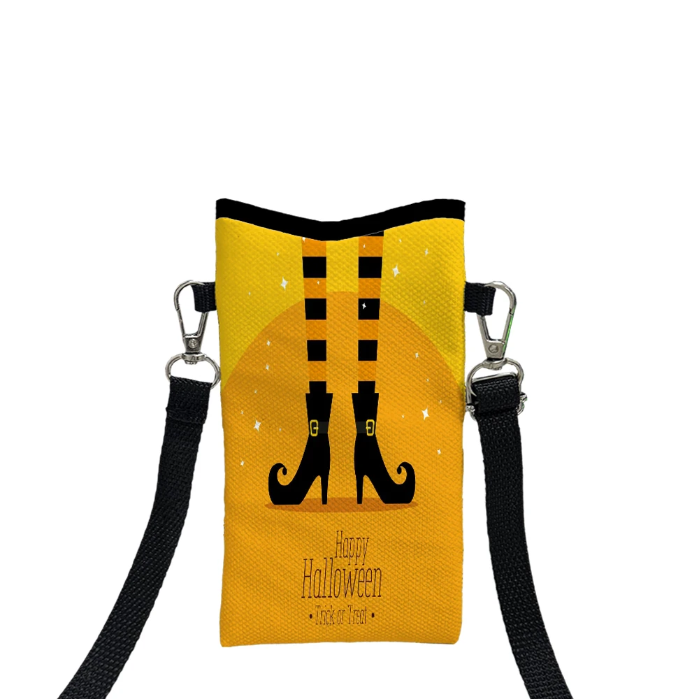 

Halloween Crossbody Bag Print Phone Walletwith Adjustable Shoulder Strap Unisex Design for DailyUse,Travel,Gift 7.16