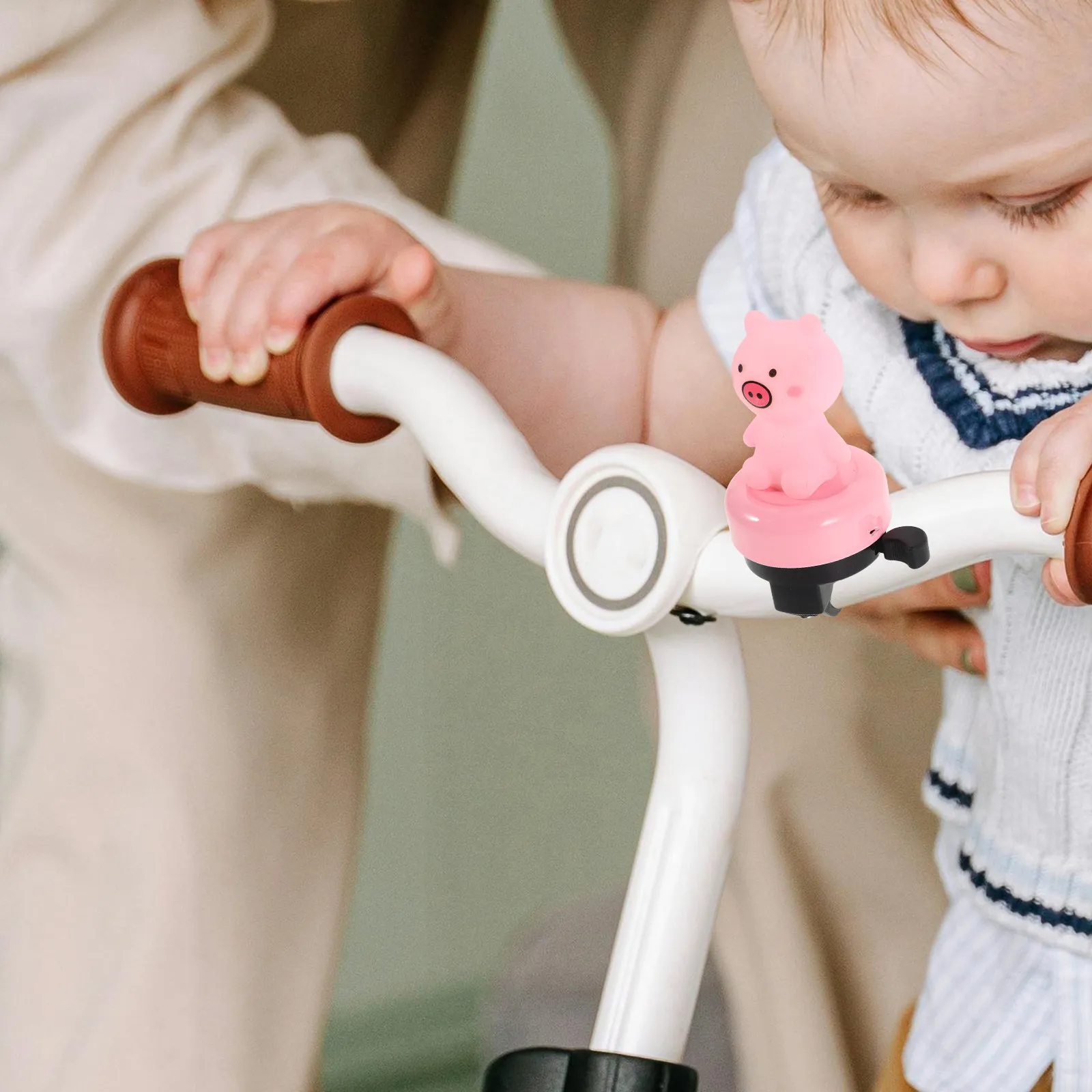 

2Pcs 's Balance Bike Bell Loud Clear Sound Cute Cartoon Bike Horn for Scooter Tricycle Cycling