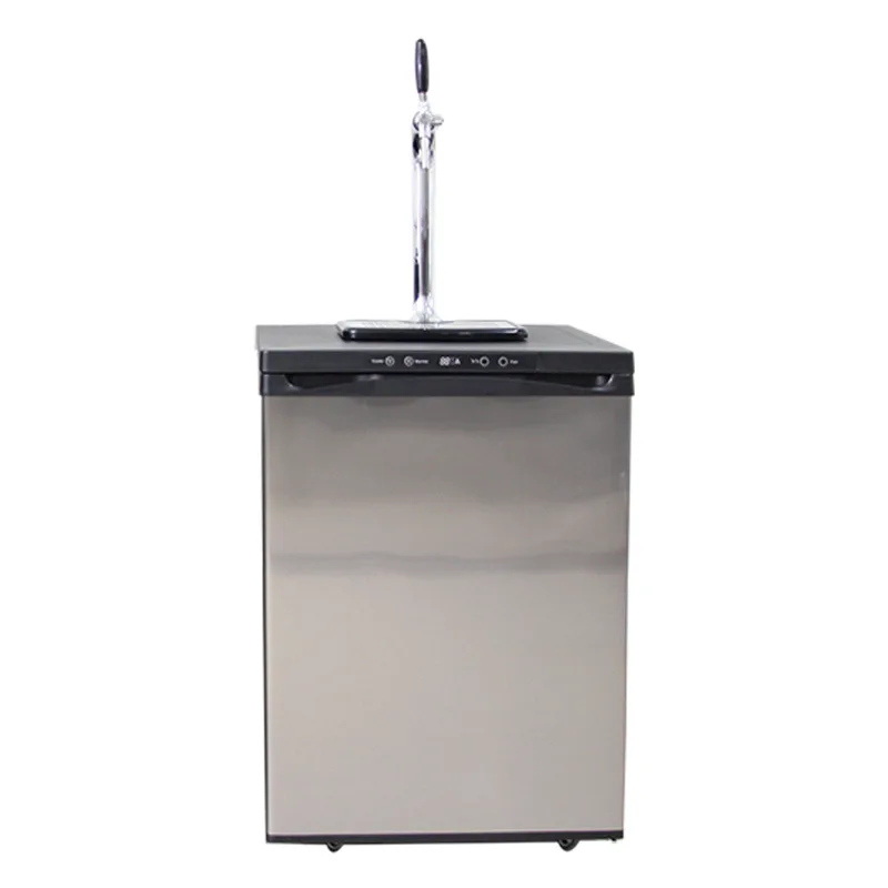 Small air-cooled craft beer machine, four-barrel four-head refrigerated refrigeration and fresh draft beer machine