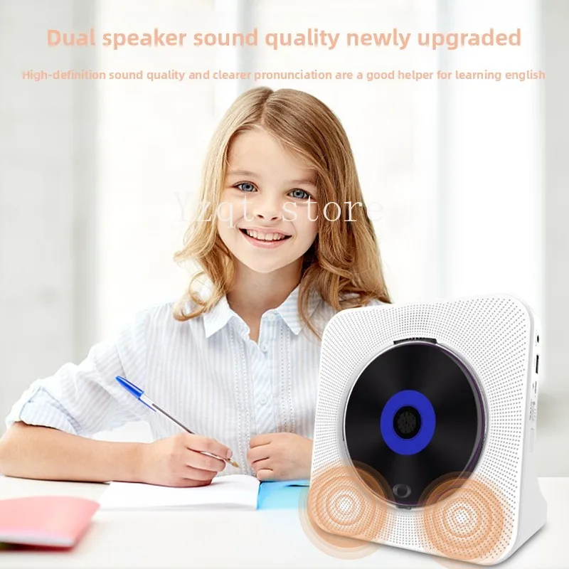

New rechargeable portable CD player CD player, album CD player, retro portable music vinyl player