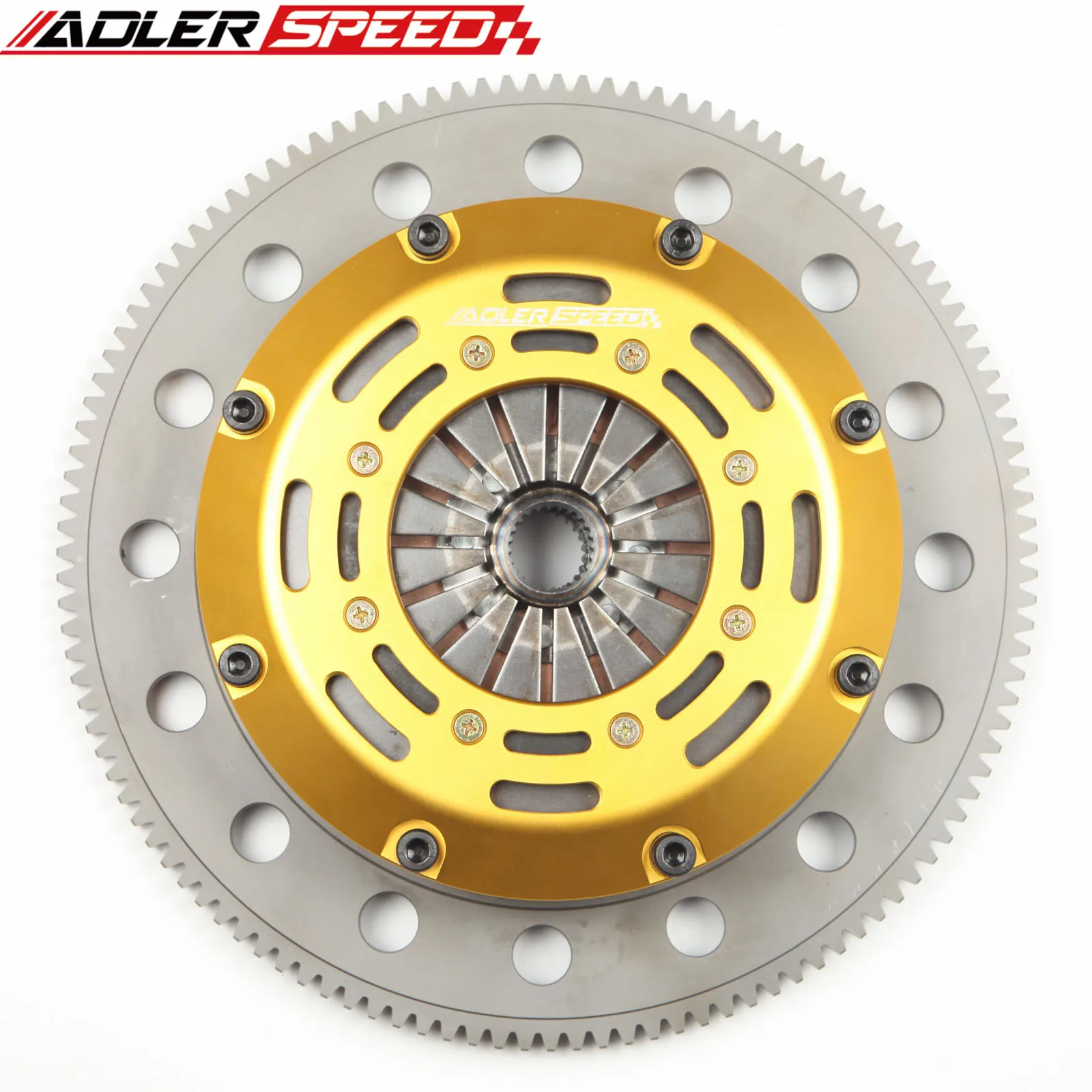 ADLERSPEED Race Clutch Twin Disc For Honda Accord Civic Si K20 K24 Acura RSX TSX Medium