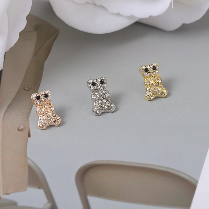 Chiodi decorativi per Apple Watch Band cuore diamante zircone Charms in metallo per Iwatch Silicone morbido braccialetto intelligente accessori regalo