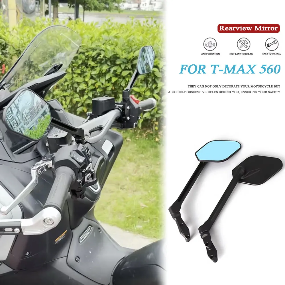 

For Yamaha T-MAX TMAX 560 T-MAX560 2025 2026 Motorcycle Mirrors Handle Bar End Side Adjustable Rearview Mirrors CNC Side Mirror