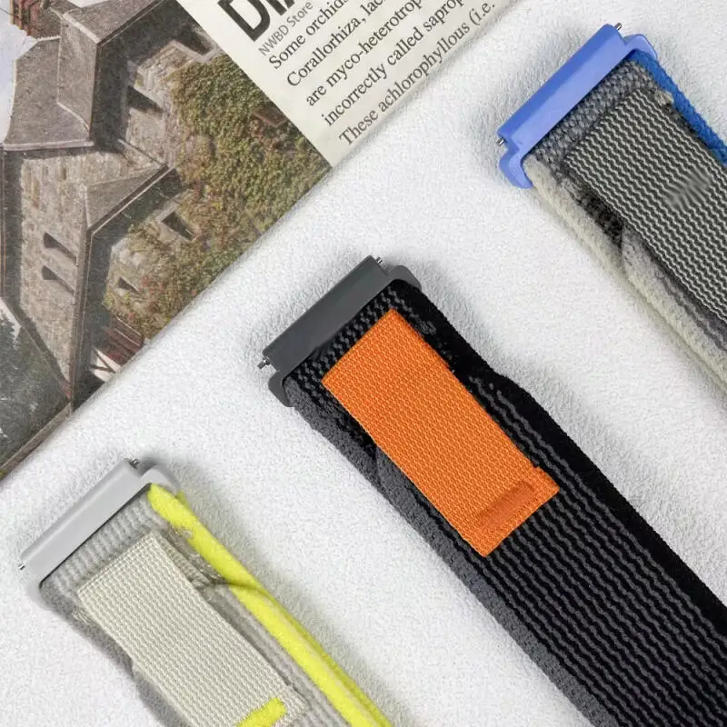 Pulseira de nylon para esportes ao ar livre, pulseira para oppo watch x x2 oppo watch 4 pro trail, para oneplus watch 2 one plus watch 46mm