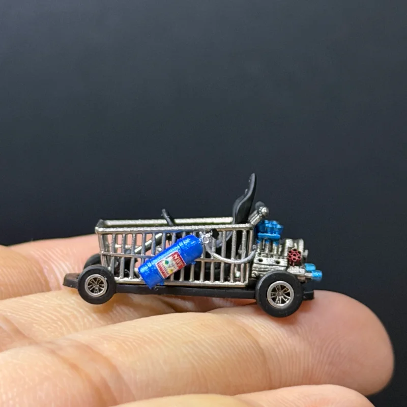 Auto Repair Shop Japan - عربة تسوق مطلية بمقياس 1:64، عربة
