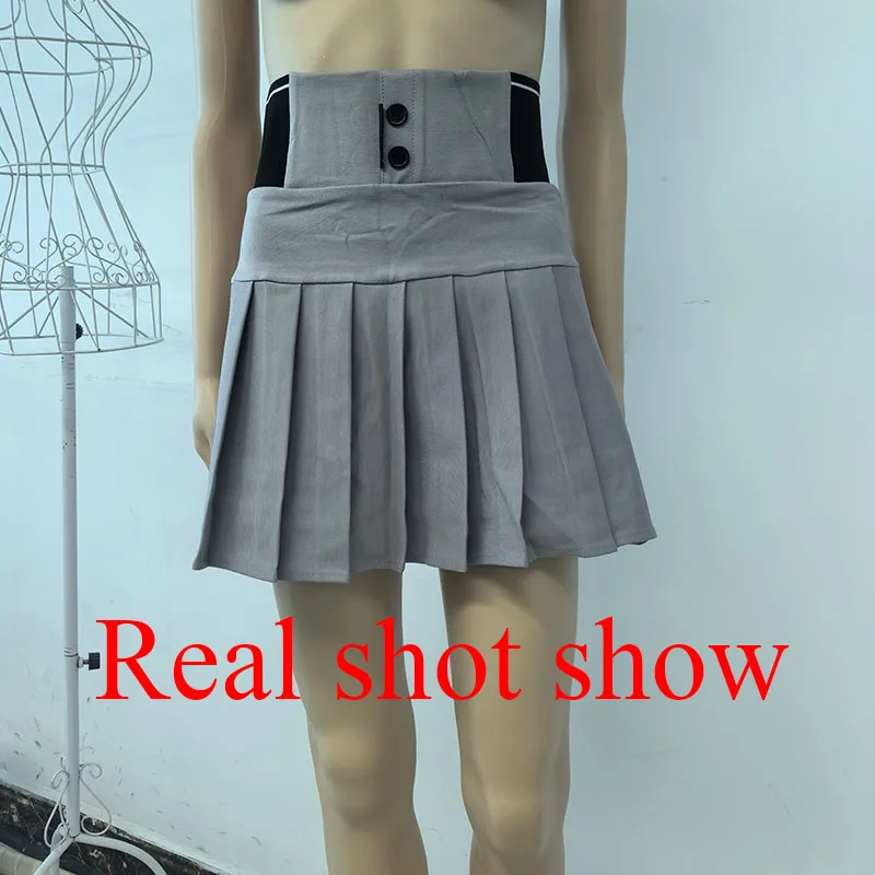 2025 mulheres saias plissadas de cintura alta moda coreana uniforme escolar jk mini saias menina streetwear vintage emagrecimento saia linha a