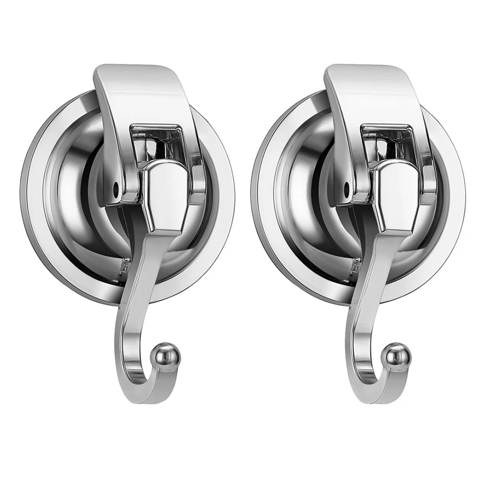 

2 шт. сверхмощные вакуумные крючки на присоске, многоразовая бесследная вешалка, съемные крючки для полотенец для ванной комнаты, кухни