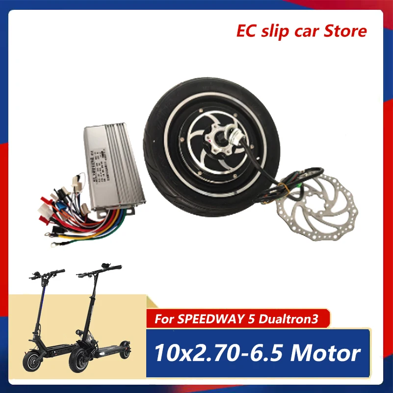 

For Dualtron 3 Speedway 5 Electric Scooter Front and Rear Wheel 10 Inch Motor 10x2.70-6.5 Vacuum Tire 48V 500W