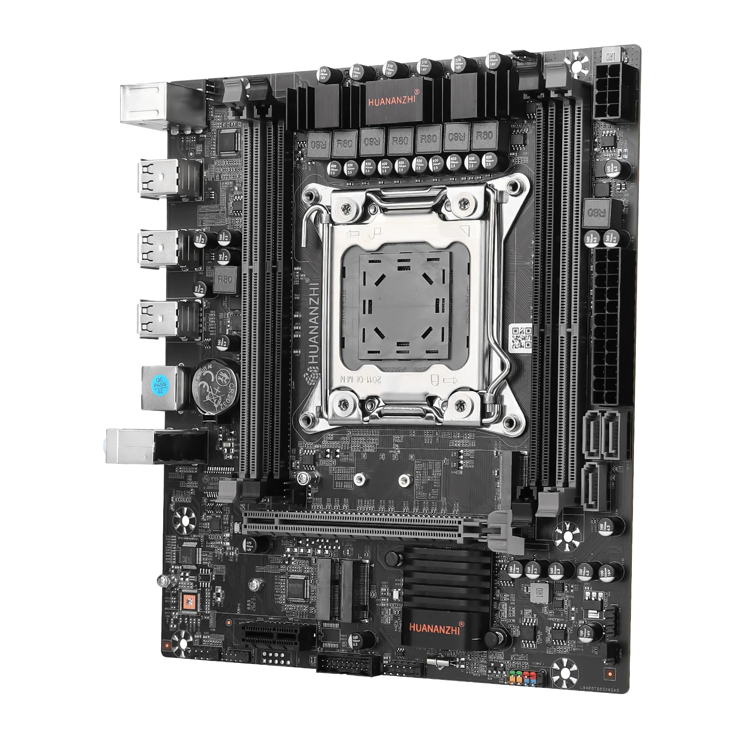HUANANZHI X79 4M PRO X79 Motherboard COMBO KIT LGA 2011 Support Intel XEON E5 V1 V2 Series CPU DDR3 Memory 64G M.2 NVME M.2 WIFI view 4