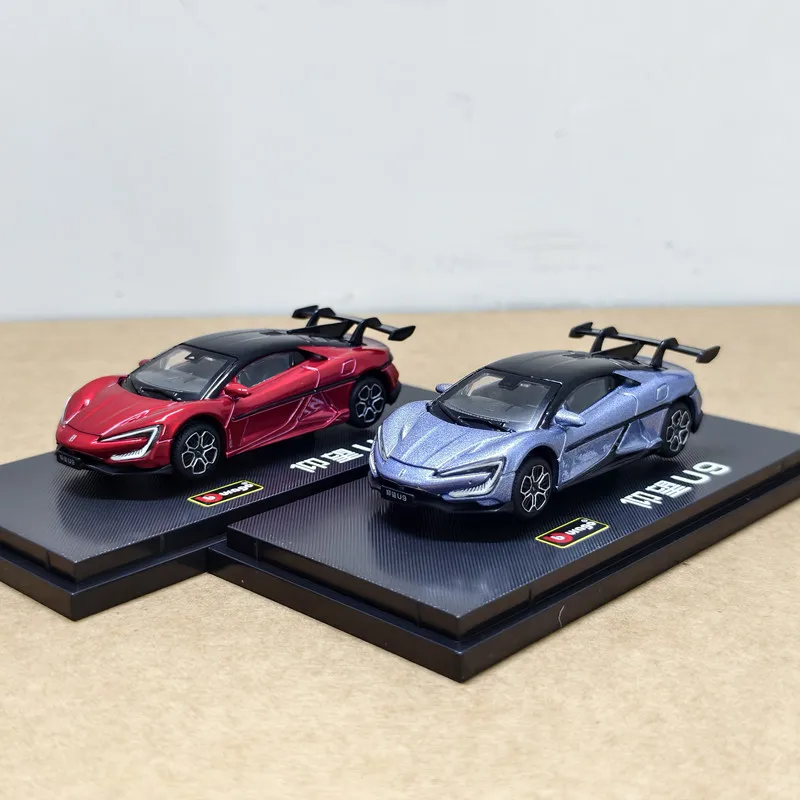 

Byd Yangwang U9 Diecast Car Model 1 64 Scale Alloy Pure Electric Supercar Customizable License Plate For Collection