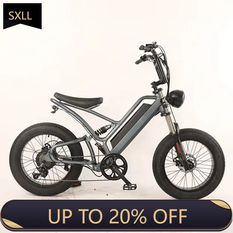

Электровелосипед SXLL, 20 дюймов, складной, с широкими шинами 4.0, 48В, 1000Вт