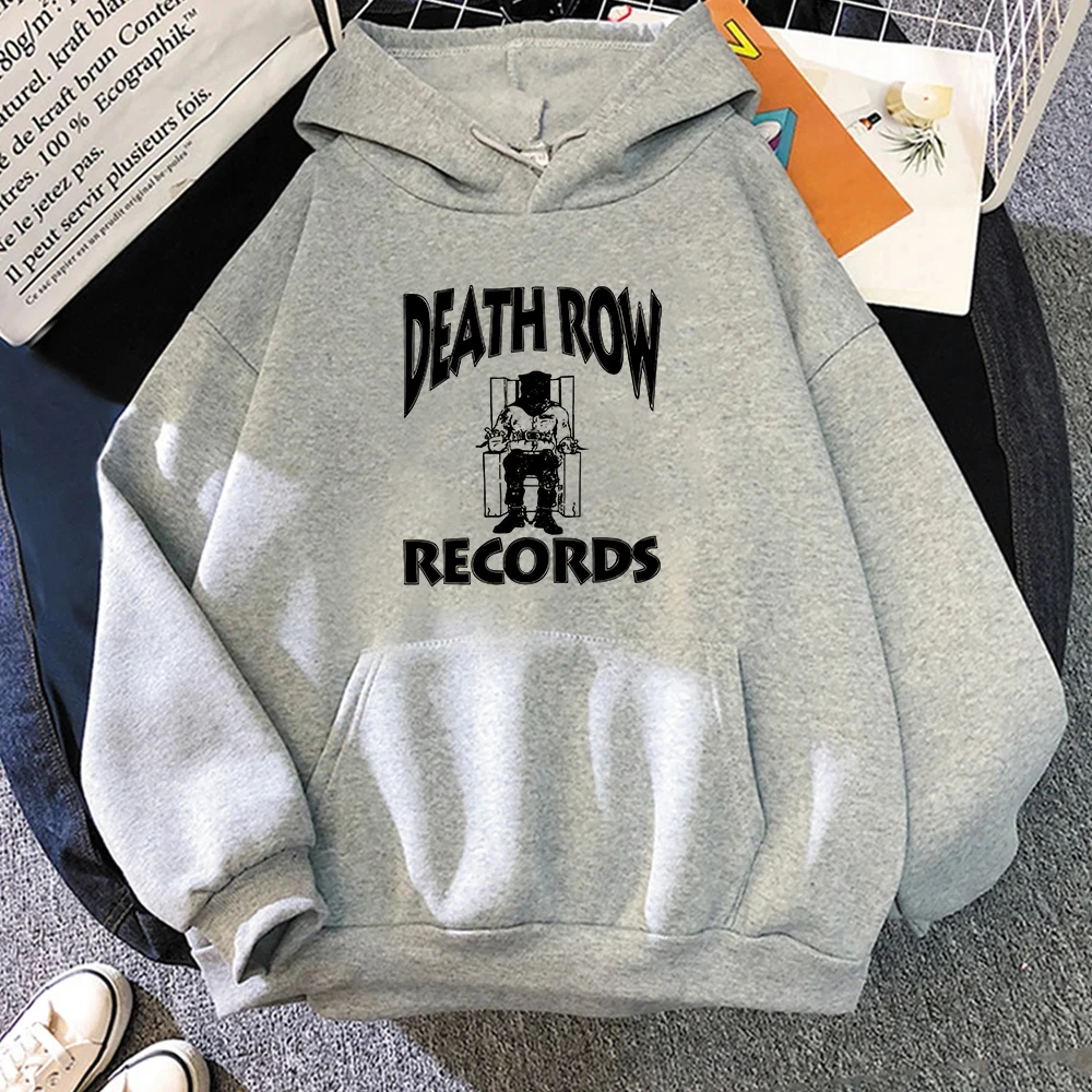 2024 New Y2K Men's and Women's Sweater DEATH ROW RECORDS Hoodie Men's High Quality Sweatshirt Pullover Boys and Girls Aesoft