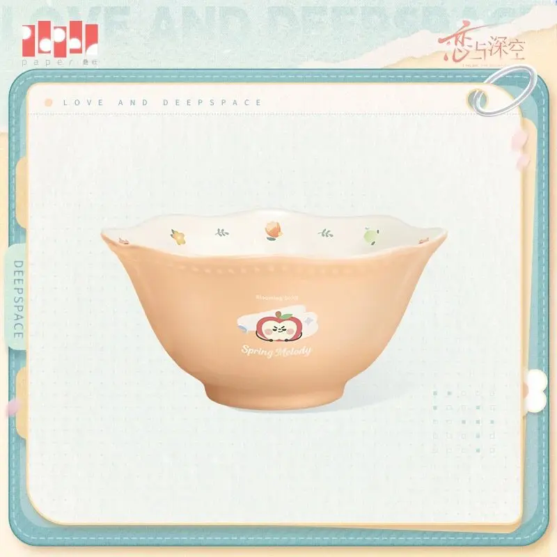 In Stock Official Love and Deepspace Caleb Sylus Rafayel Bowl Ceramic Tableware Plate Bowl Spring Melody Series Anime Game Toy