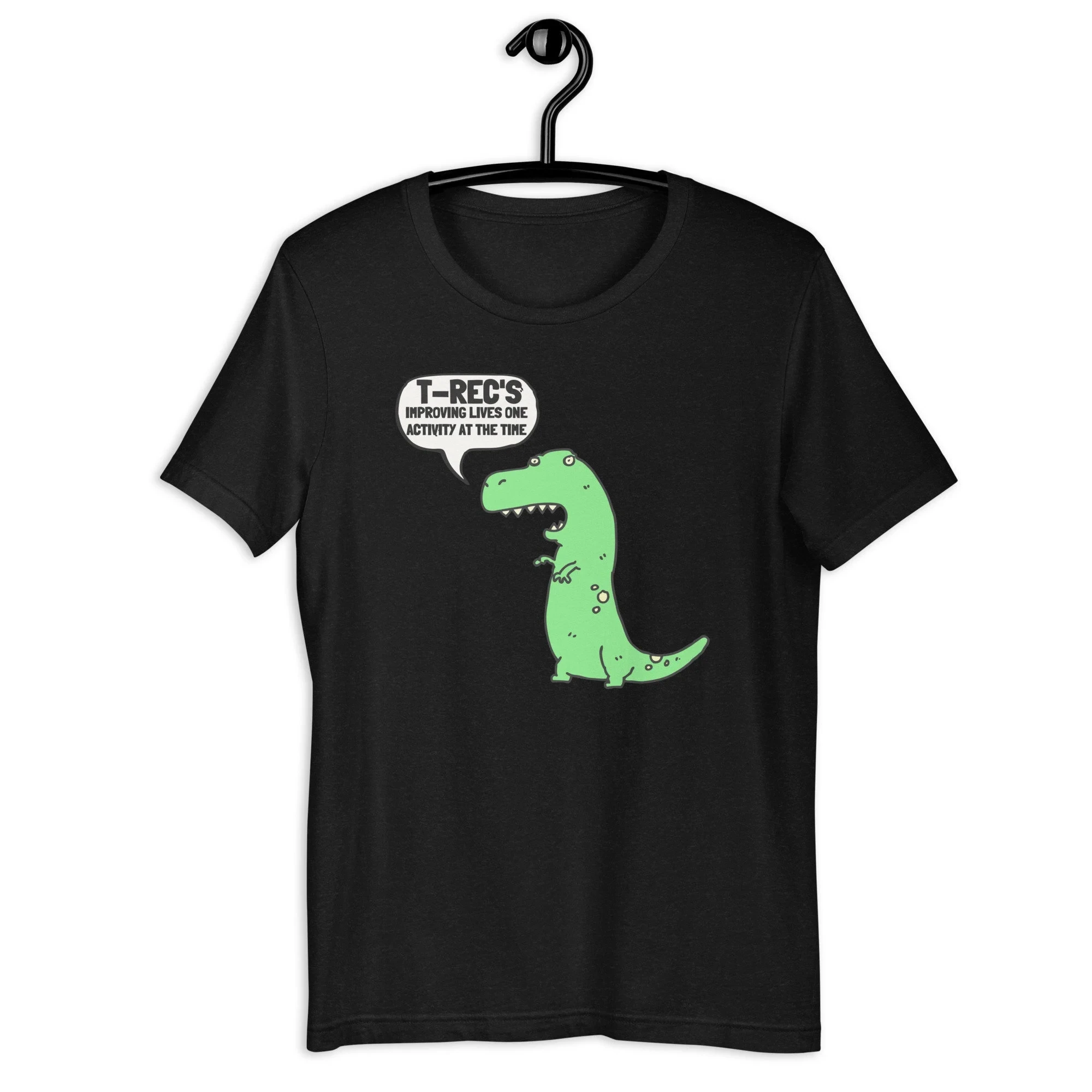 Men's T-shirt T-Rec's - Recreation Therapis Graphic Prue Cotton  Casual Loose Hip Hop for Men Summer Male Tee Top