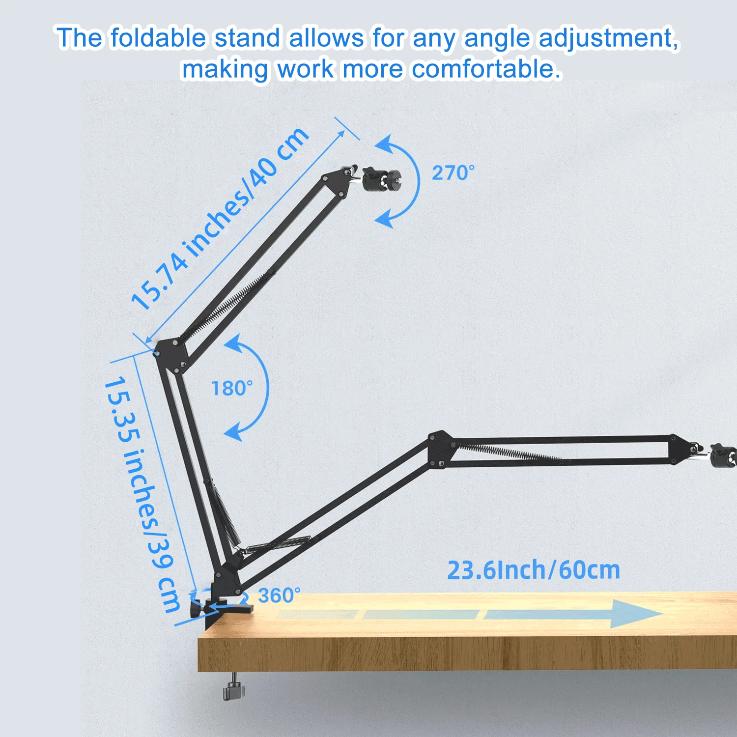 YIZHAN 1080P VGA HDMI Port  Full HD Camera Industrial Microscope Zoom 150X Lens Adjustable Metal Arm Stand Bracket For Soldering