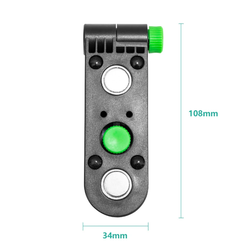 Multi-functional L-shaped Laser Levels Bracket Adjustable 180° Mini Support Wall Mounted Holder For 1/4\