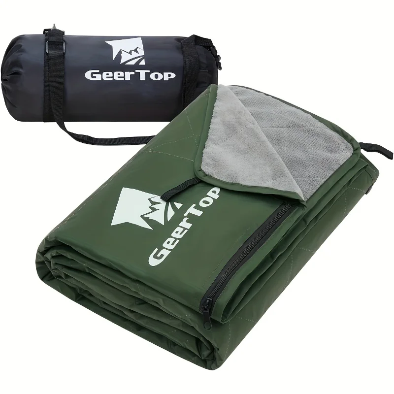 

Portable Folding Picnic Mat - Waterproof Moisture-Resistant Thickened Fleece Camping Blanket