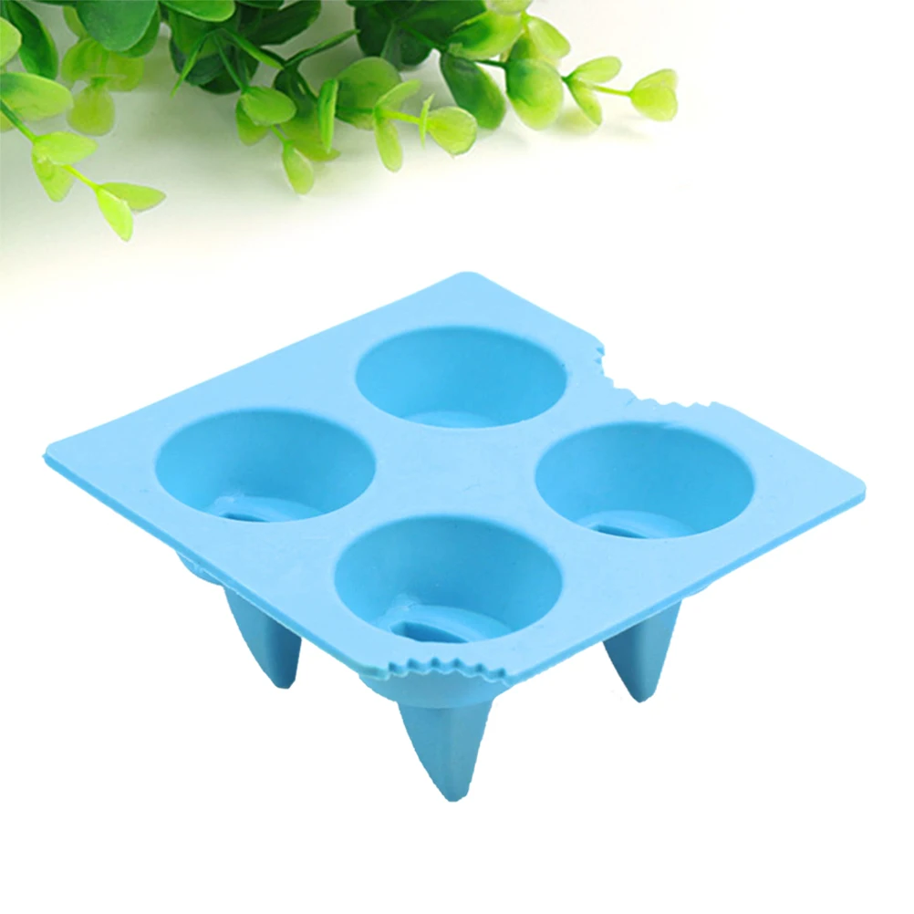 

1pc Shark Fin Ice Tray Creative Ice Cube Mold Easy Demold Kitchen Bar Tool For Home Restaurant Cafe Use Blue