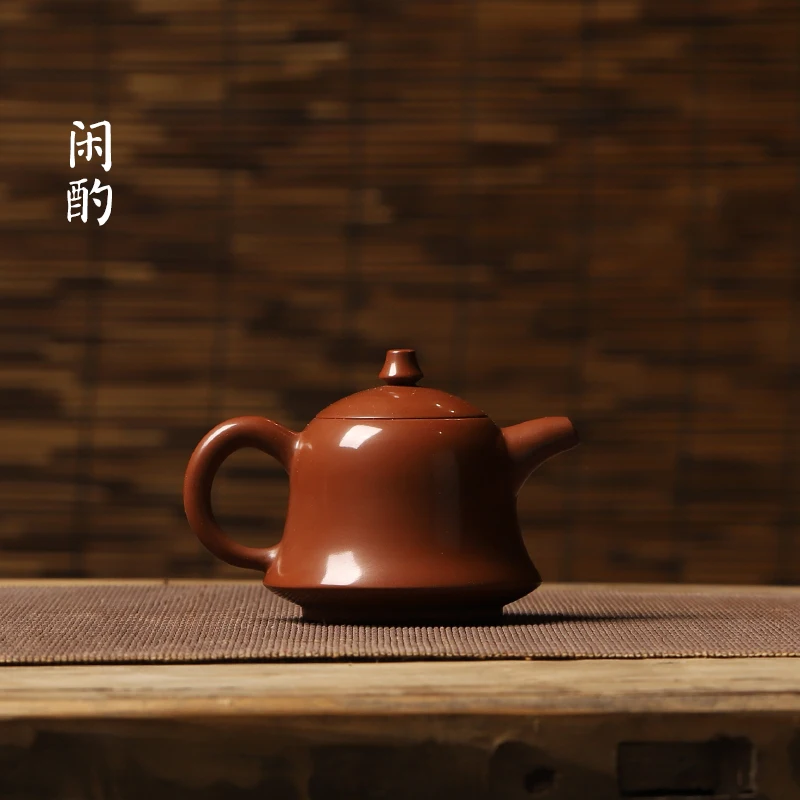 Пурпурный керамический горшок Xianyu Yunnan Jianshui, чистый ручной работы, маленький горшок Jinzhong, простой горшок, искусственная кожа