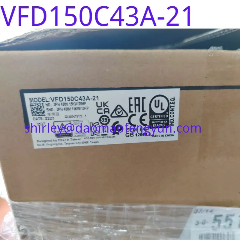 Brand New Original VFD150C43A-21 C2000+ frequency converter