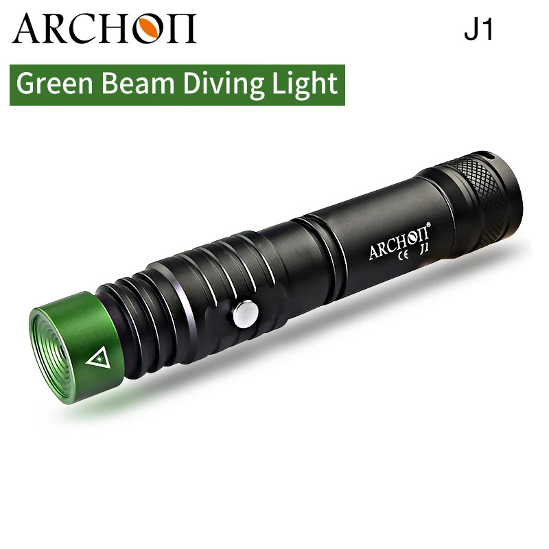 J1 diving coaching command green beam light profession diving green beam light Underwater 100m dive instructor dive command lamp