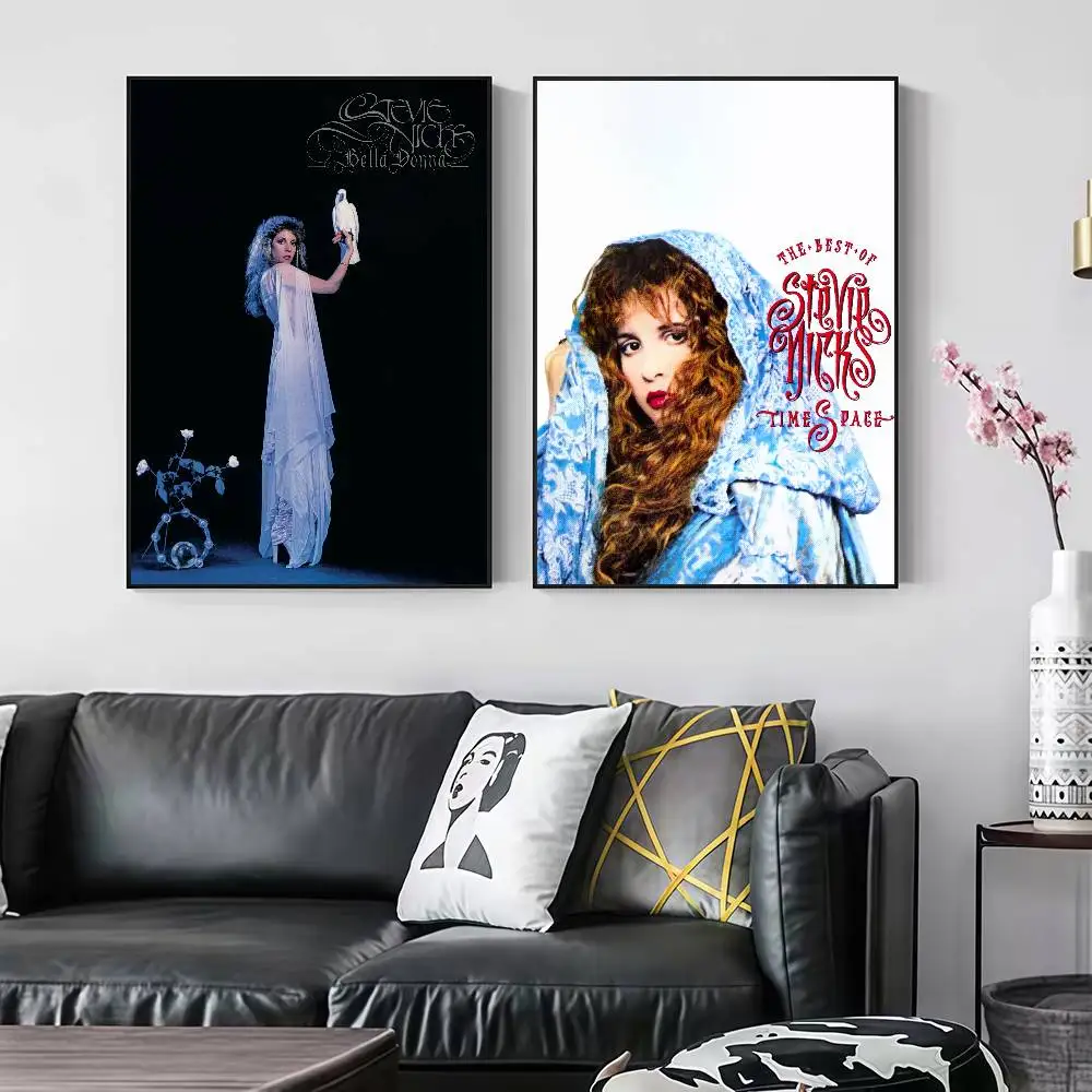 S-Stevie Nicks Bella Donna Peelable Self-adhesive Poster Stickers Are Suitable For Frameless Wall Decoration In A Room