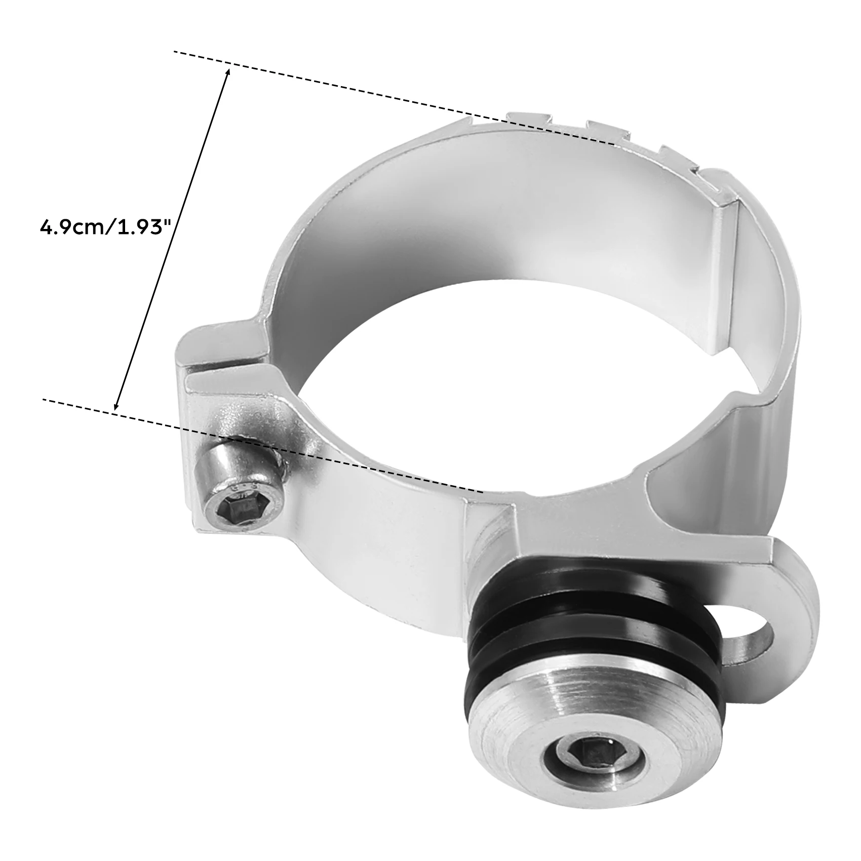 4PCS 49mm Windscreen Fairing Mount Fork Clamps Clip Fit For Harley Softail Low Rider Street Bob FXBB 2018-Up 2020