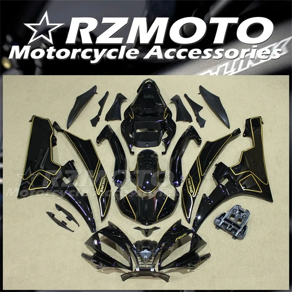 

Injection Mold New ABS Whole Fairings Kit Fit for YAMAHA YZF-R6 R6 06 07 2006 2007 Bodywork Set Black Golden