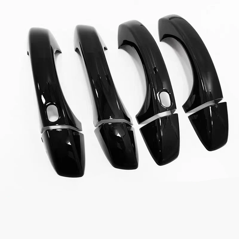 

For Volkswagen VW T Roc 2017 2018 2019 2020 2021 2022 ABS Accessories Door Handle Cover Trim Plastic Gloss Black