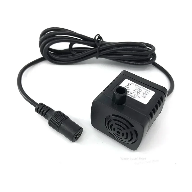 

240L/H DC 12V Submersible Pump Suction Pump Brushless Electromagnetic Pump Fish Tank Water Circulation Micro with suction cup