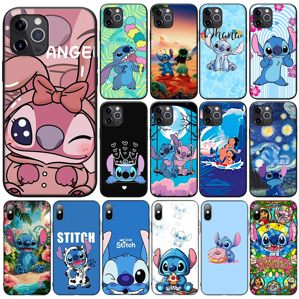 F-98 Lilo Stitch New Phone Case for Xiaomi Redmi Note 11 11s 10 10s 9 9s 10t 8T 8 7 6 Pro Max