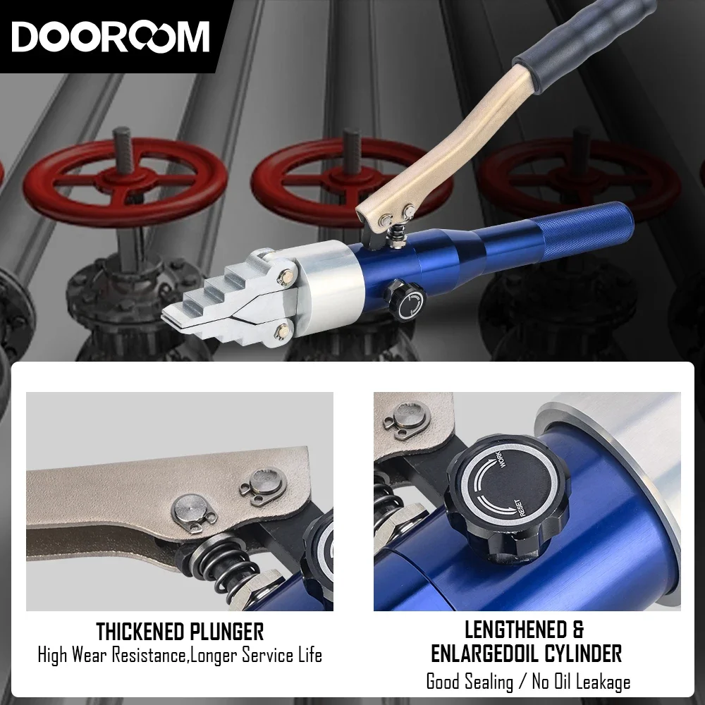 DOOROOM Hydraulic Flange Spreader Expanders Portable Manual Pliers Fire Fighting Demolition Device Expanding Separation Tool