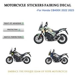 For Honda CB400X CB 400X 2022-2023 Motorcycle Holographic Stickers Fairing Decal Protection Vehicle Wheel Sticker Decoration kit