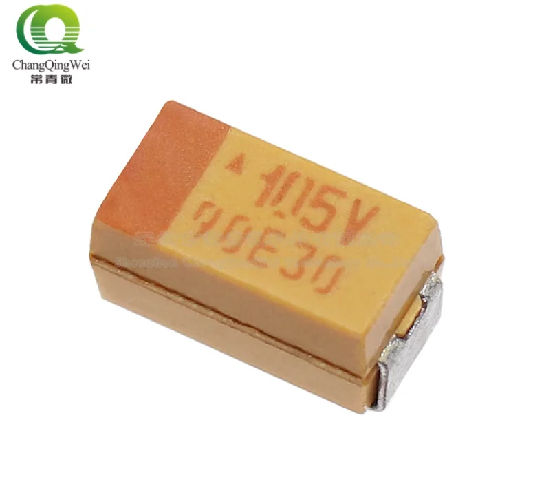 10 قطعة TAJA105K035RNJ 1 فائق التوهج 35V 10% A-نوع سطح جبل 3216/1206 التنتالوم مكثف 105V