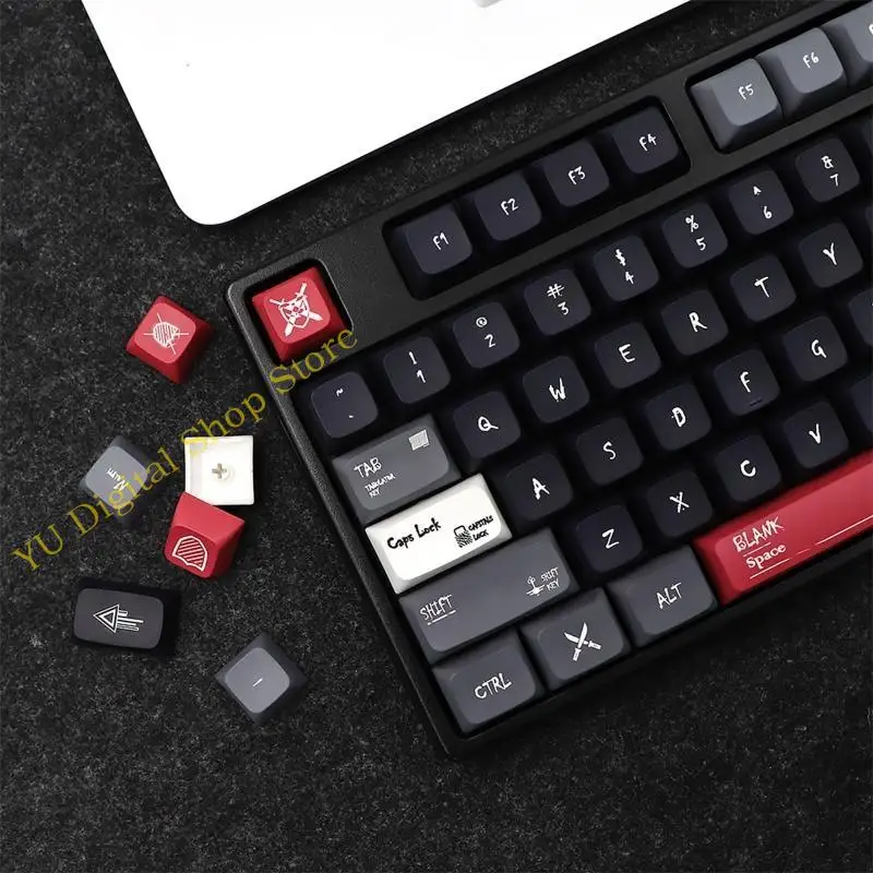 

96BA 133Key DIY XDA Profile Ares KeyCap PBT Dye Subbed для механической клавиатуры