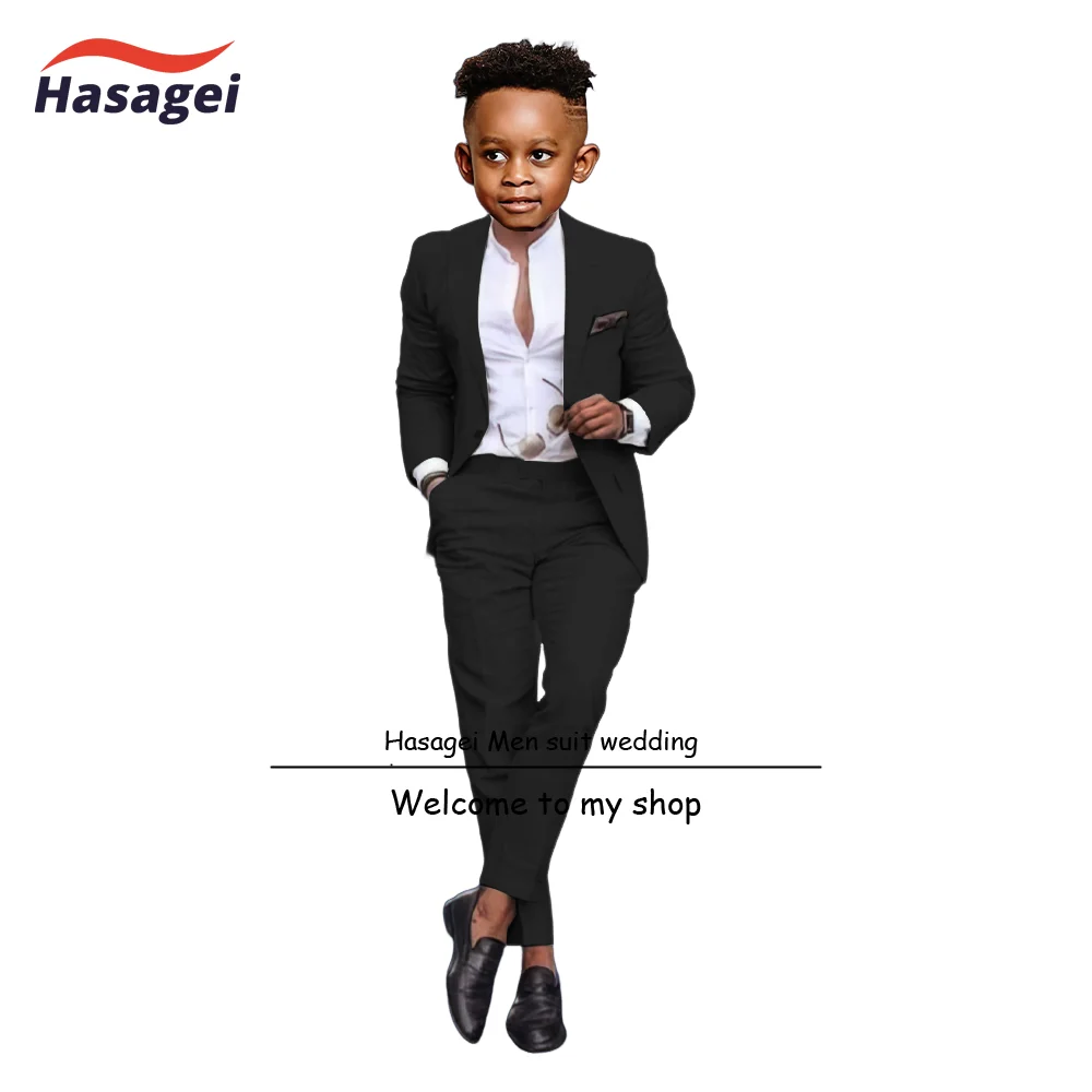 Beige Boys Suit 2-piece Suit 2-16T Formal Party Wedding Kids Tuxedo Youth Stage Performance Clothing Customized Blazer