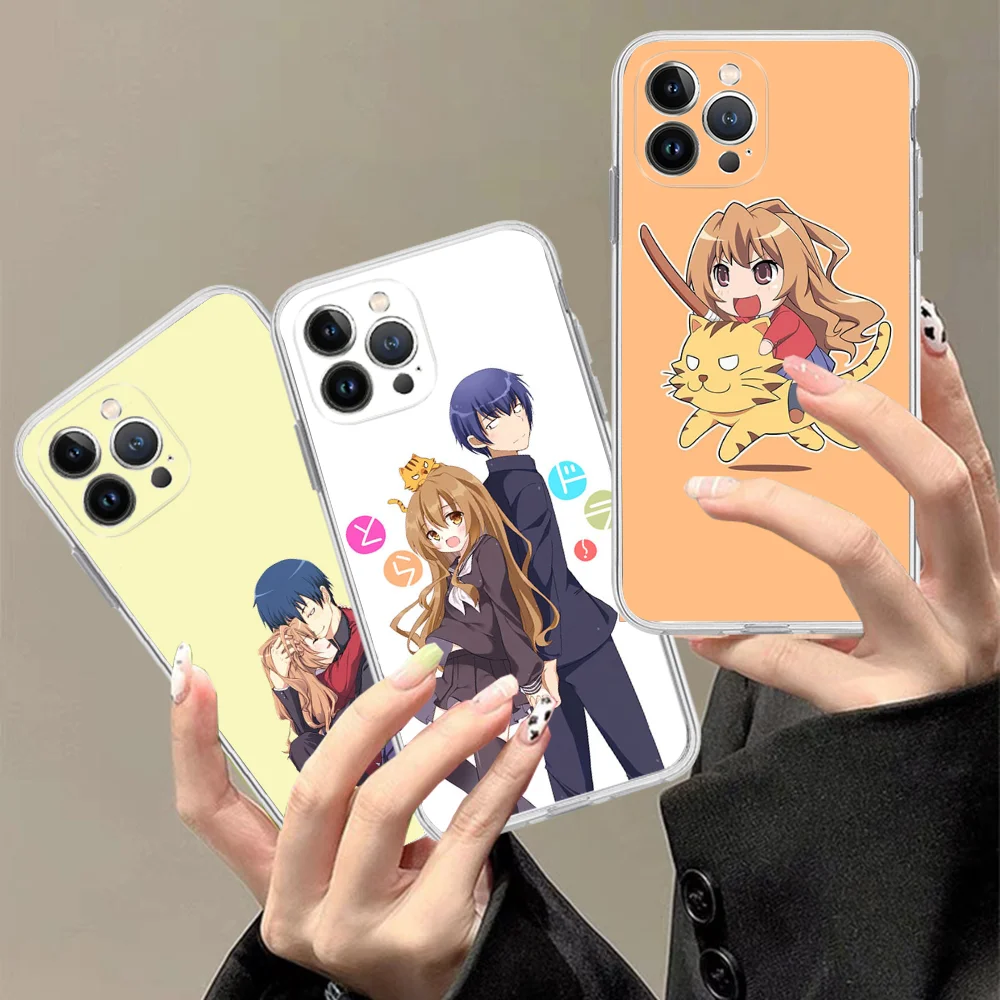 Toradora Taiga aisaka Phone Case for iPhone 15 8 7 6 6S Plus X SE 2020 XR XS 14 11 12 13 Mini Pro Max Mobile Case