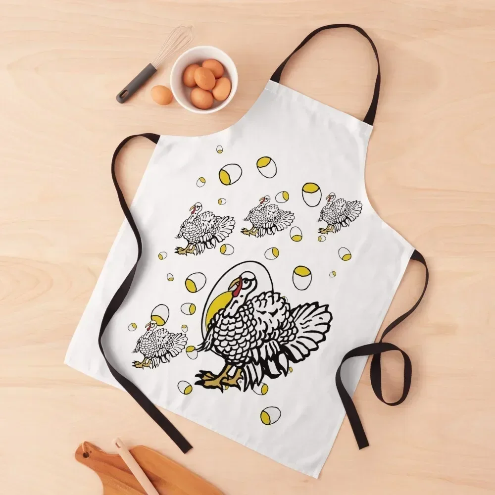 Roseanne Inspired Chicken Shirt Thanksgiving Turkey Holiday Original Parody Design Apron with personal logo Barista Apron