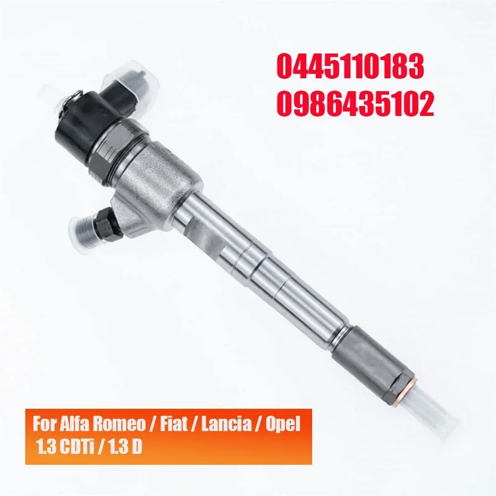 0445110183 New Diesel Fuel Injector For Bosch Fiat 500 Doblo Panda 1.3D Opel Astra H 1.3 CDTI 0986435102