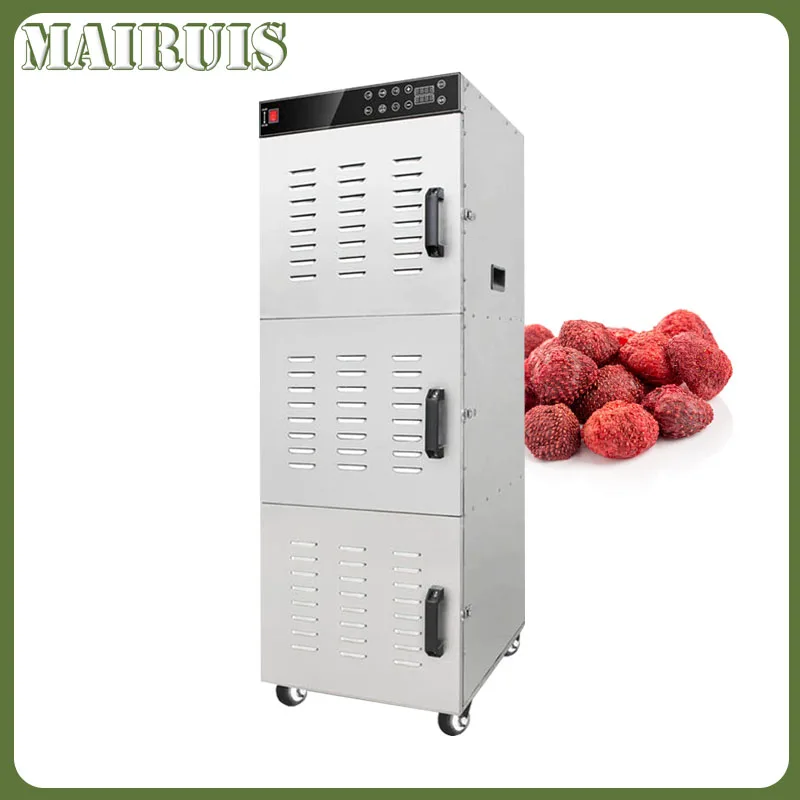 Stainless Steel 30 Trays Food Dehydrator Fruit Drying Machine Dryer For Vegetables Dried Fruit Meat Drying Machine