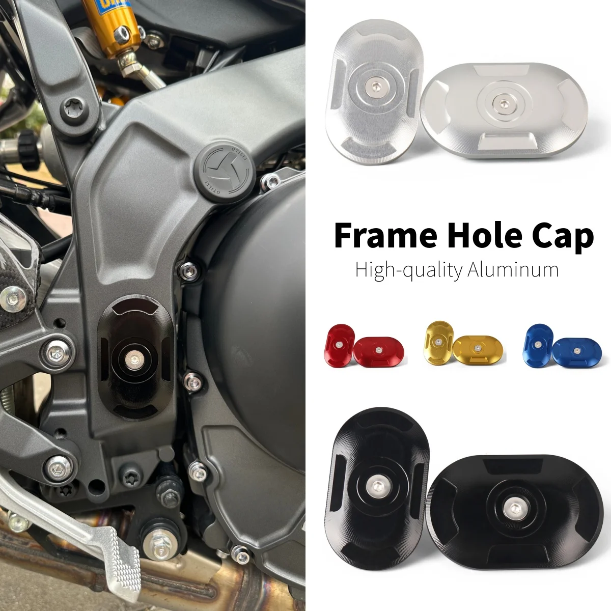 

For YAMAHA MT-09 MT 09 SP Tracer 9 Motorcycle Frame Hole Cover Caps TRACER 9 GT XSR900 XSR 900 Frame Holes Plug Decoration Kit